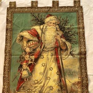 Santa Tapestry-Frohe Weinachten